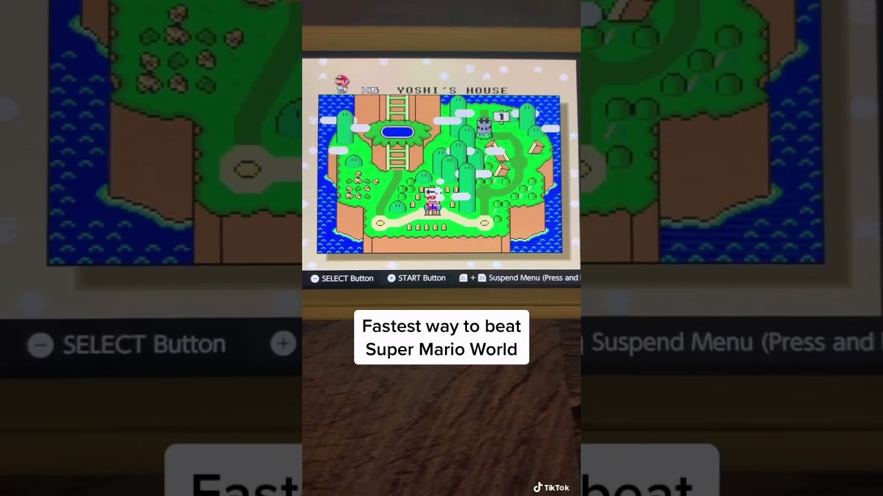 Самый быстрый способ пройти Super Mario World