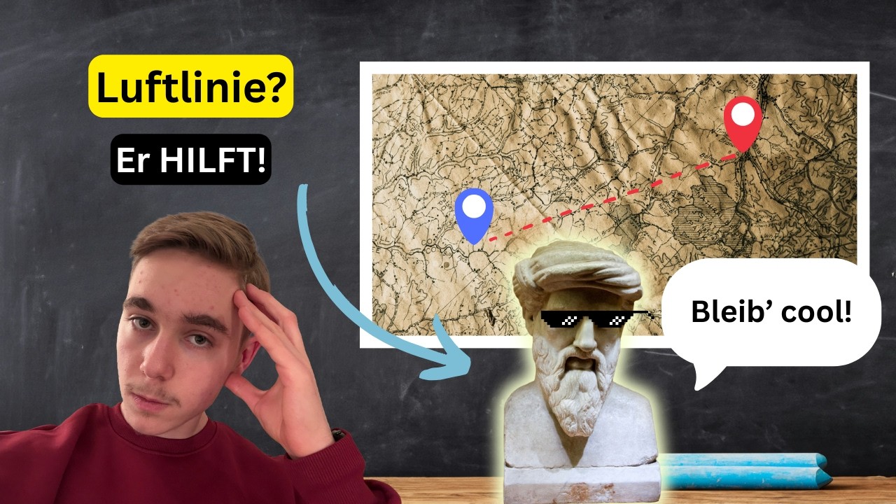 Wie weit ist es wirklich? LUFTLINIE bestimmen mit Pythagoras & Sinus | BLF, ZP 10, MSA