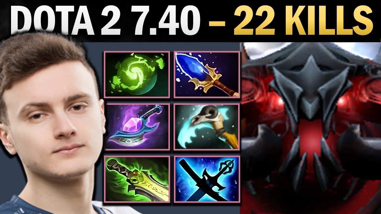 Shadow Fiend PRO MID with 22 Kills and 1100 XPM - Gameplay Dota