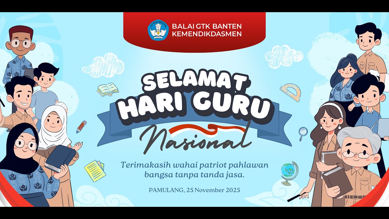 Upacara Hari Guru Nasional BGTK Banten di Sekolah Mater Dei Pamulang 2025
