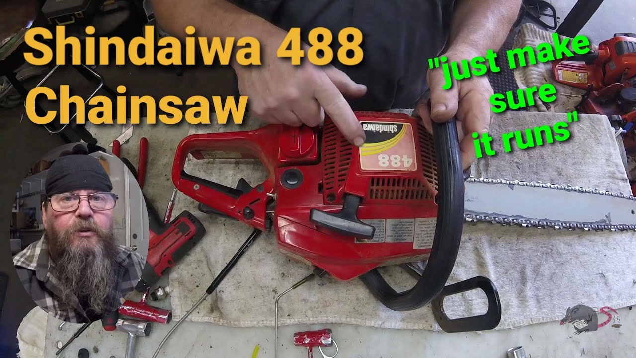 Бензопила Shindaiwa 488 — просто убедитесь, что она работает