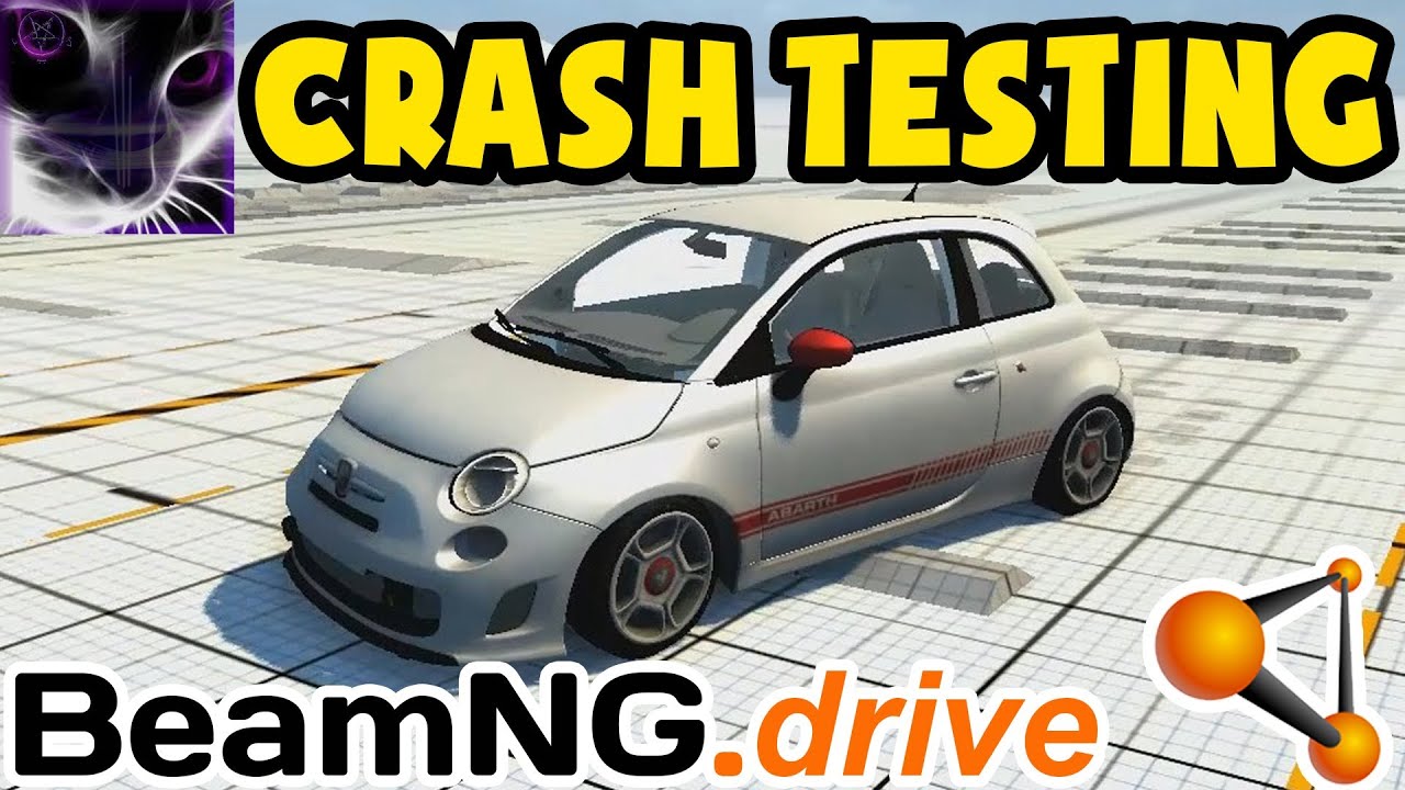 Fiat 500 Abarth CRASH TESTING in BeamNG drive