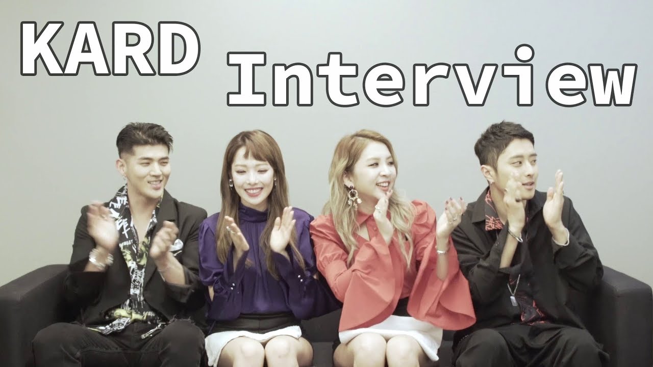 Interviewing KARD - WILD KARD TOUR 2018