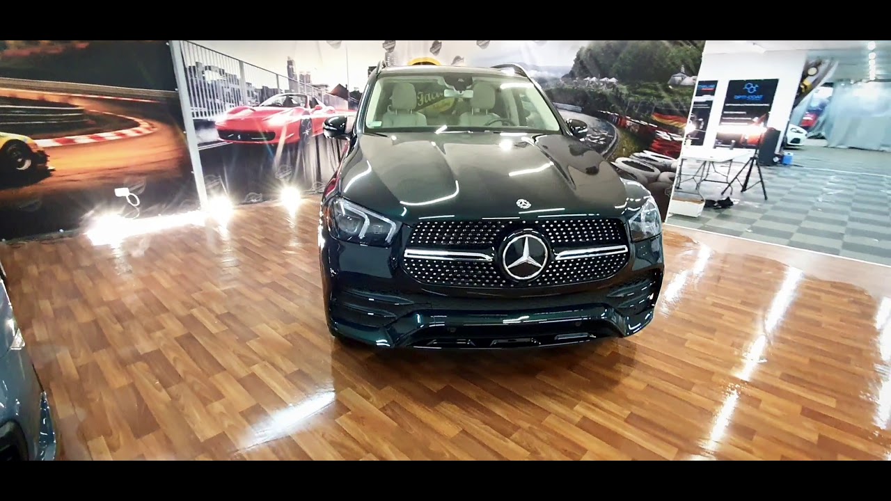 Mercedes GLE bezbarwna folia ochronna SunTek Ultra + OptiCoat PRO+