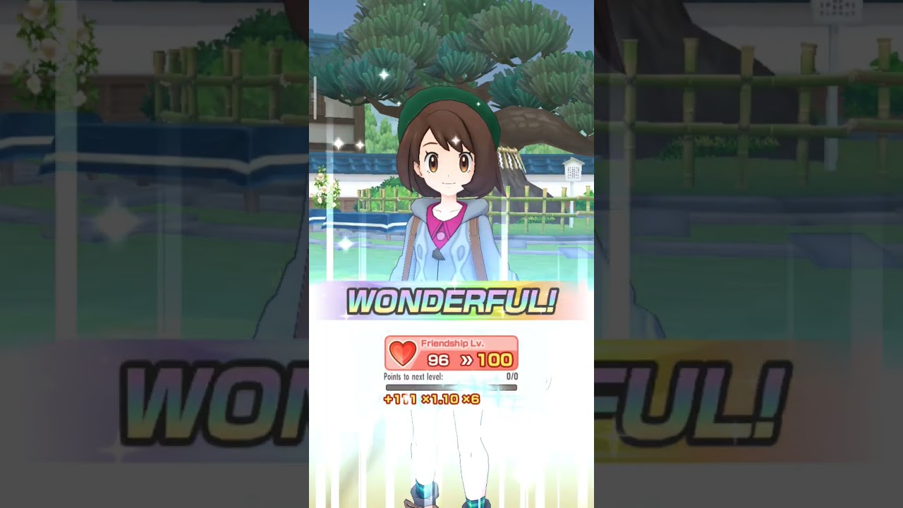 max level friendship with gloria GOT GLORIA-THWACKEY #pokemonmaster #pokemonmasters