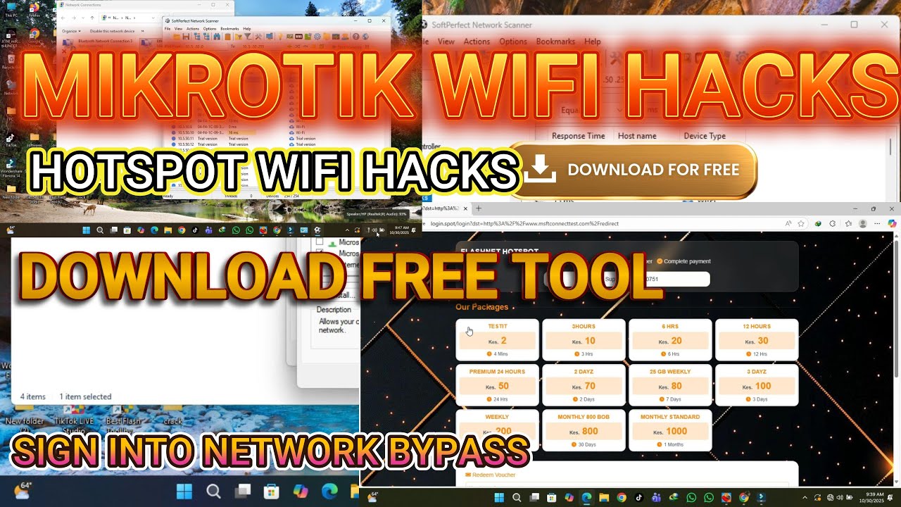 2025 HOTSPOT WIFI  HACK | SIGN INTO NETWORK WIFI HACKS | MIKROTIK HACK | WIFI HACK SKILLS | BYPASS