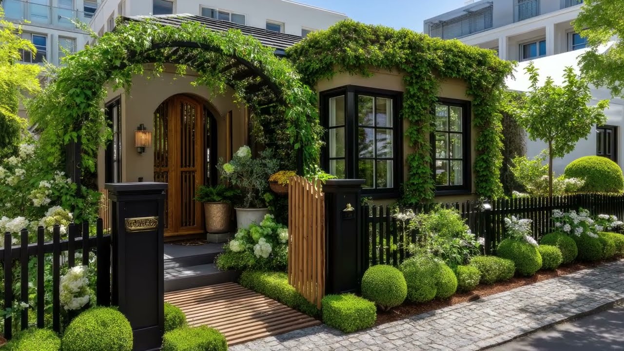 Small Front Yard, Big Style 🌿 Entryway & Garden Arch Trends 2026