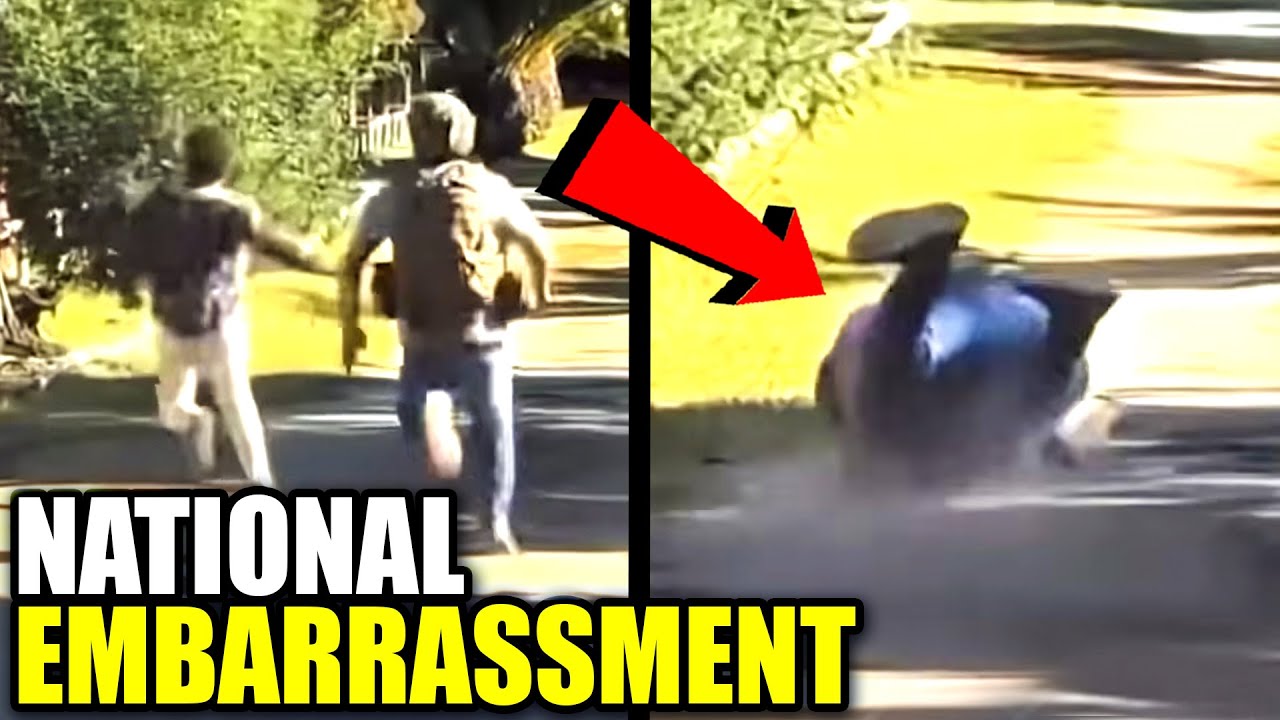 ICE Agent Thinks He's Tough, IMMEDIATELY Humiliates Himself