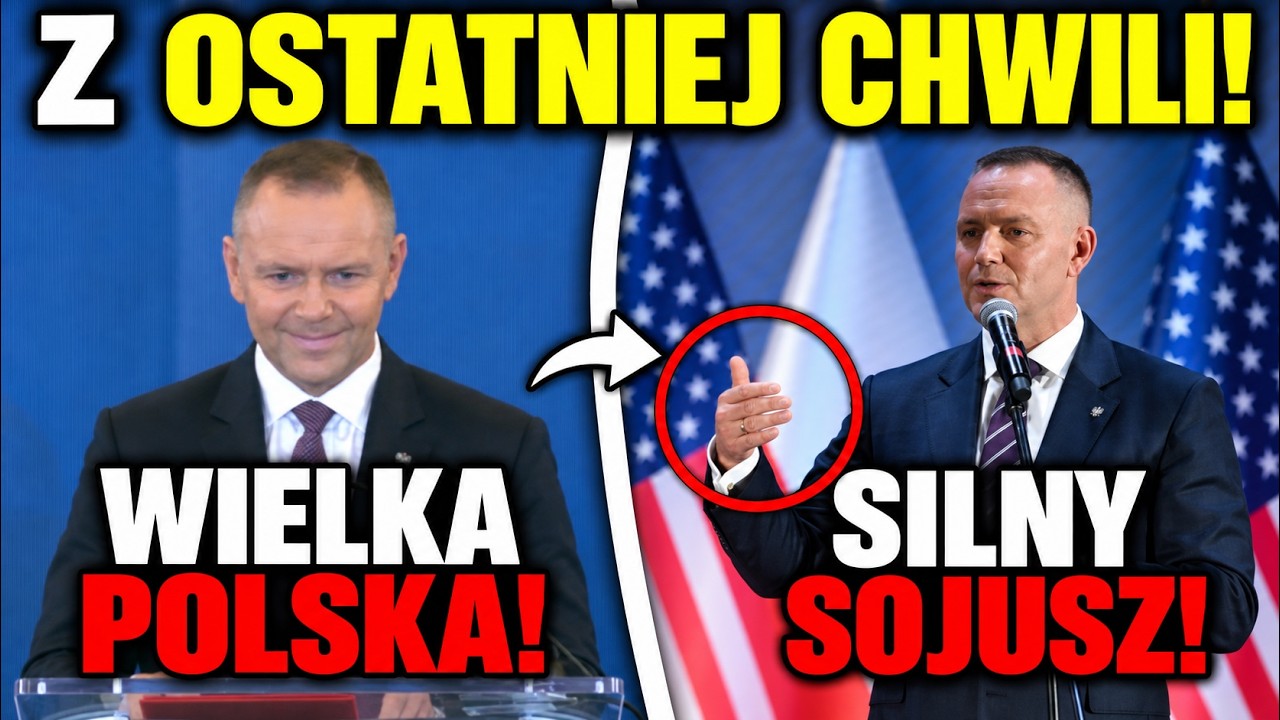 WIELKIE WYSTĄPIENIE NAWROCKIEGO O POLSKO AMERYKAŃSKIM SOJUSZU OBIEGA ŚWIAT!