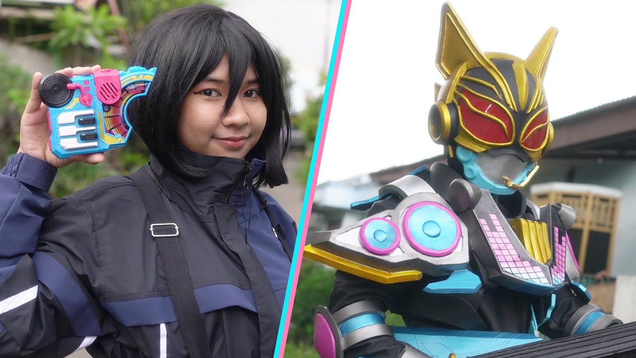MIKASA TRANSFORM INTO KAMEN RIDER NAGO BEAT HENSHIN VFX COSPLAY!!!
