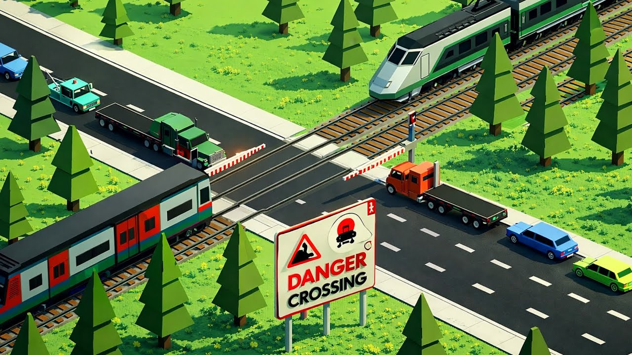 Railroad Crossing 🚆 Advanced Level Strategy | Gameplay #152