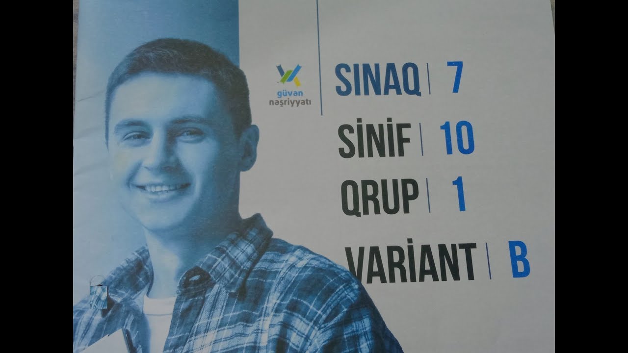 Güvən Nəşriyyatı sinaq imtahanı-7.X sinif Fizika suallarının izahı