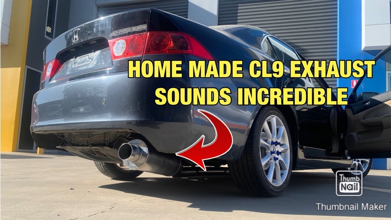 BUDGET K24 CL9 RACECAR GETS A DIY 3 INCH EXHAUST