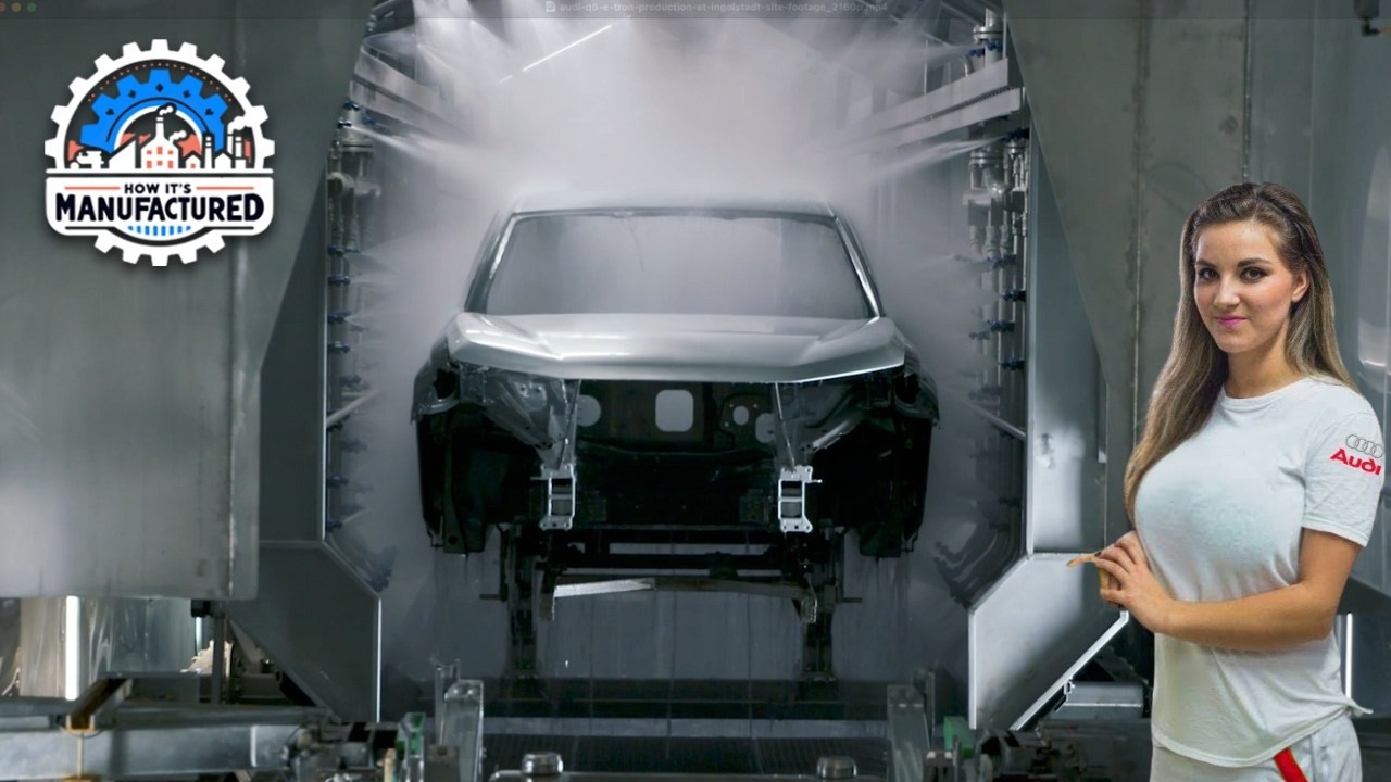 2026 Audi Q6 E-TRON |  What's INSIDE This Billion $ German Factory Producing This Car?