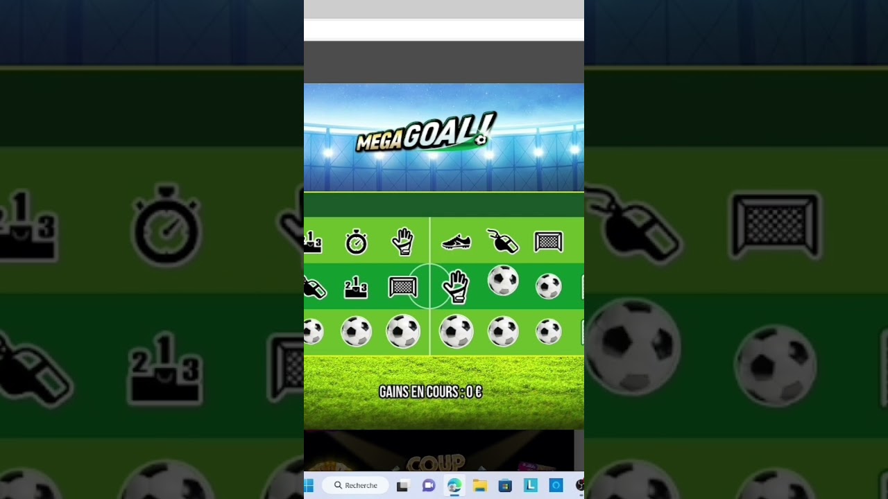 #MEGA  GOAL EN  LIGNE j'adore grattage FDJ#larg_siti #fdj5ticket 💪🥰🥰🥰