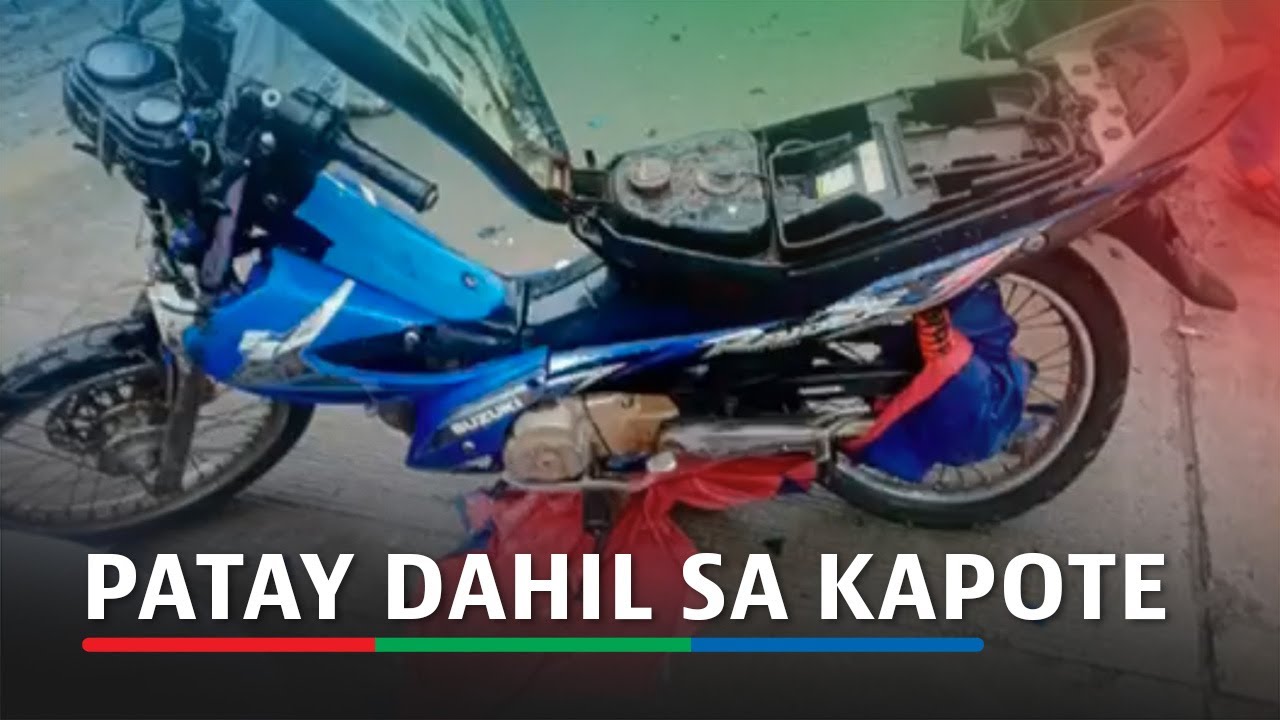 Rider patay matapos pumulupot ang suot na kapote sa gulong ng motorsiklo sa Antipolo | ABS-CBN News