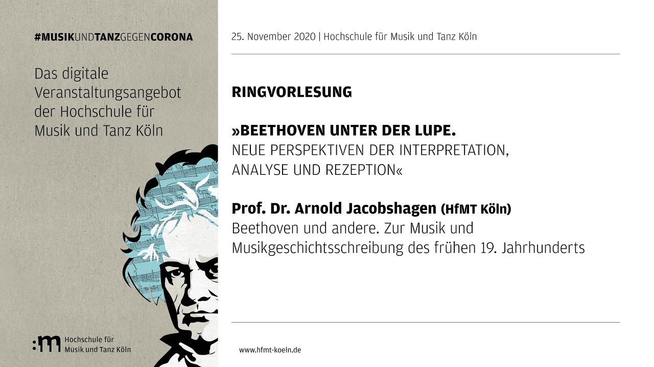 Ringvorlesung: Beethoven und andere.