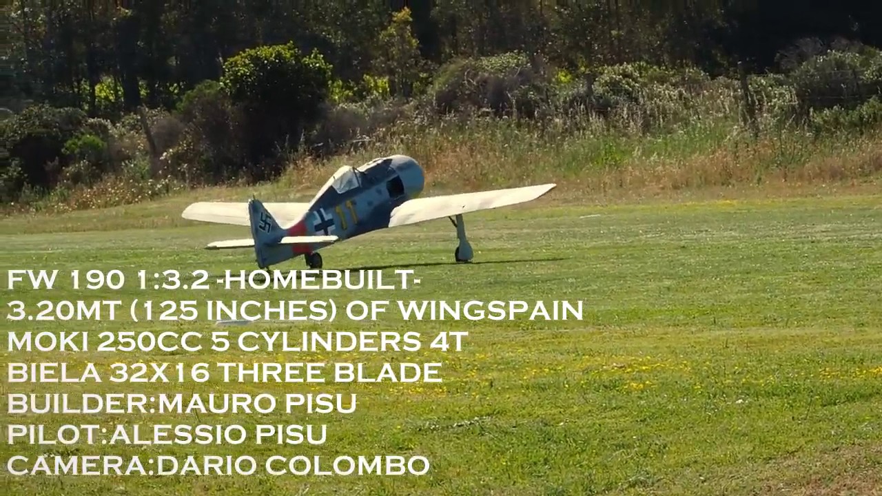 FW 190 1:3.2 RC MOKI 250