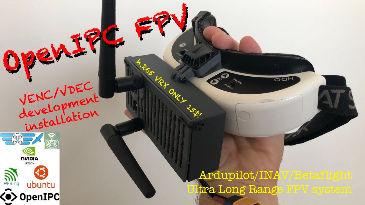 World’s Cheapest VRX with H265 compatible with all goggles! OpenIPC FPV with VENC/VDEC