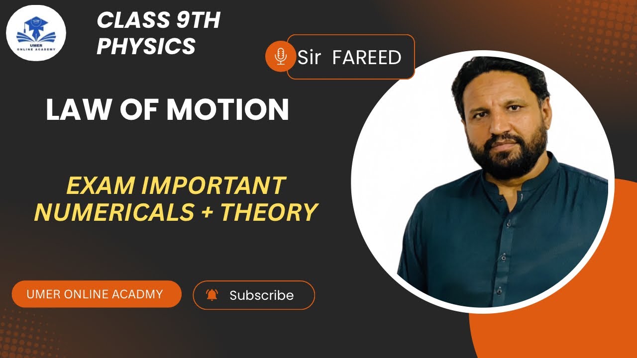 Law of Motion | Most Important Numericals & Theory | Class 9 Physics