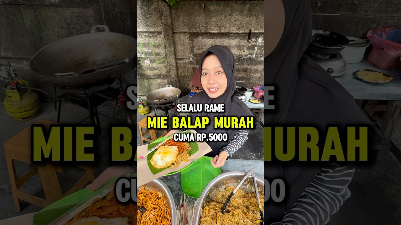 Jual Mie Balap Cantik, Murah dan Selalu Ramai di Setiabudi Medan! #kulinerviral #streetfood #food