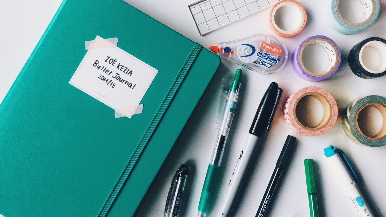 2017/18 bullet journal setup + what supplies i use! | ZOË KEZIA (*)