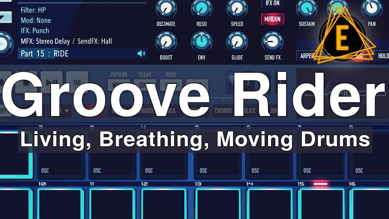 Groove Rider — живые, дышащие, движущиеся барабаны
