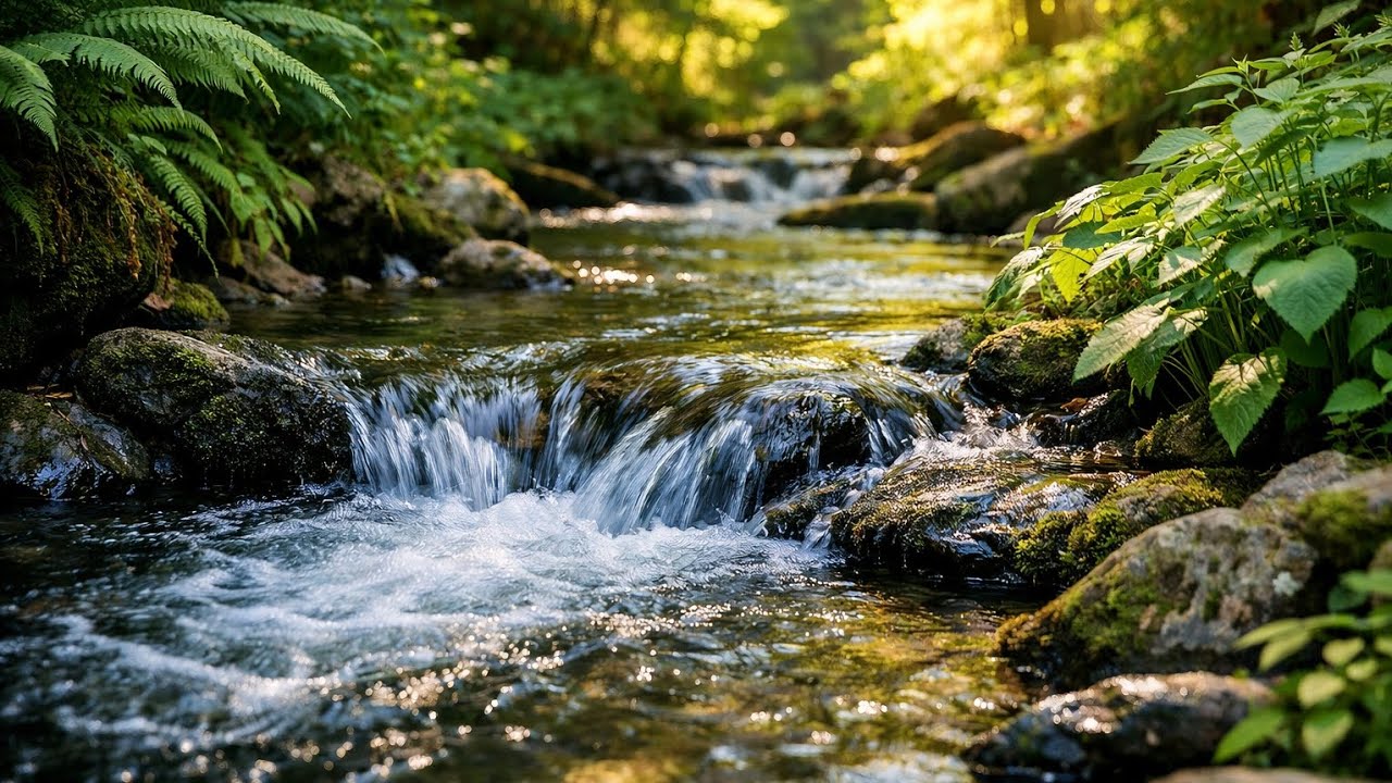 🍃 LISTEN TO NATURAL WATER SOUNDS TO RELIEVE STRESS & IMPROVE FOCUS