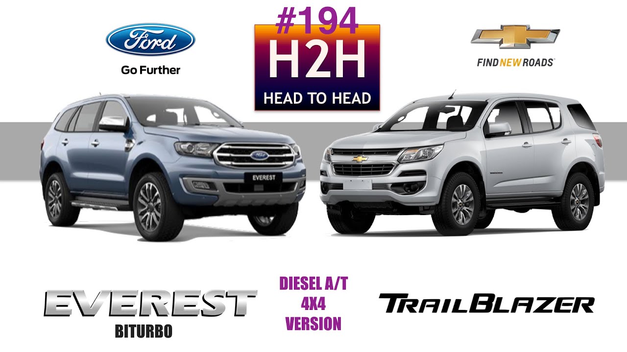 H2H #194 Ford EVEREST Chevrolet TRAILBLAZER
