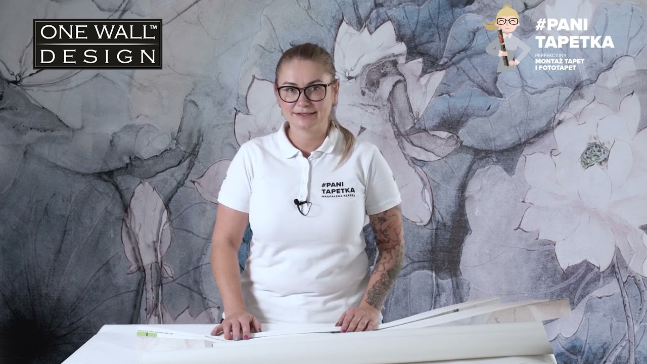 #PaniTapetka i kr&oacute;tki instruktaż montażu tapety firmy One Wall Design