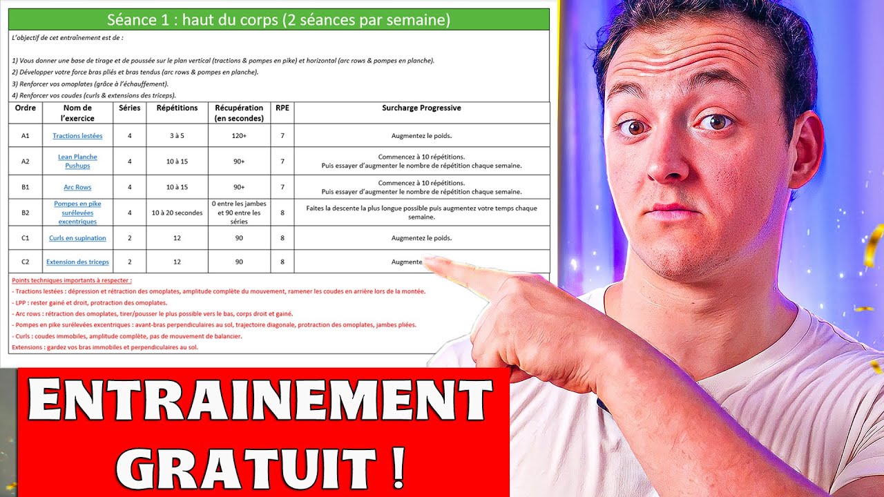 Programme gratuit + nouveau contenu