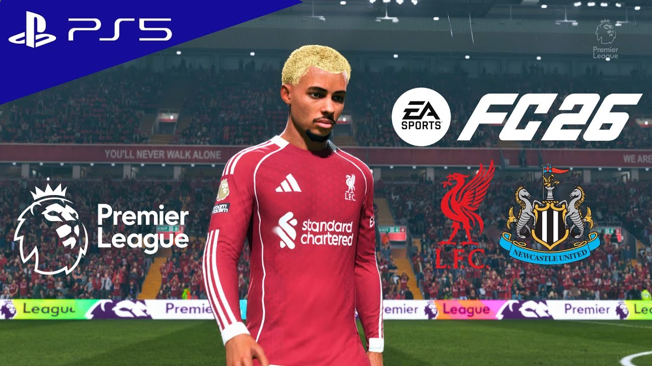 FC 26 - Liverpool vs. Newcastle - English Premier League 25/26 Full Match | PS5 [4K60 FPS]