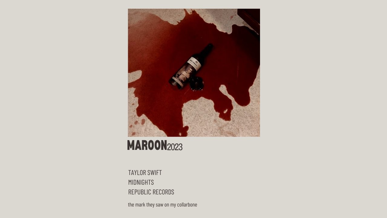 Maroon - Taylor Swift (Sped Up)
