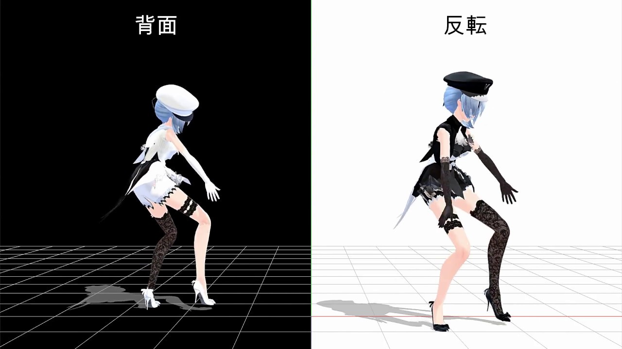 【ダンス練習用MMD】砂の惑星【反転背面】