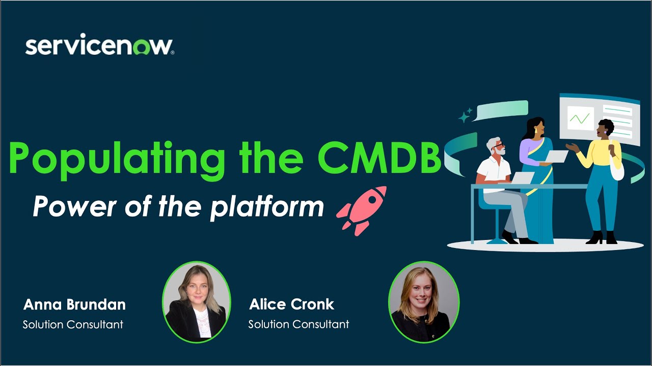 Populating the CMDB in ServiceNow!