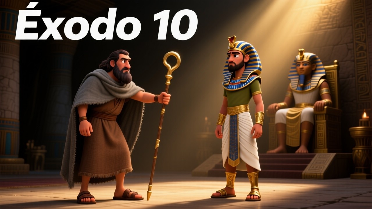 ÊXODO 10 – A PRAGA DOS GAFANHOTOS E A ESCURIDÃO NO EGITO #EstudoBiblico #Exodo #PragasDoEgito