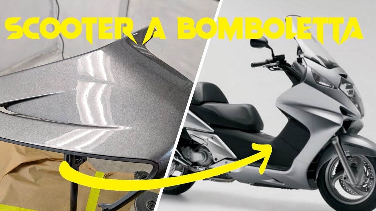 come verniciare uno scooter a bomboletta perfetto
