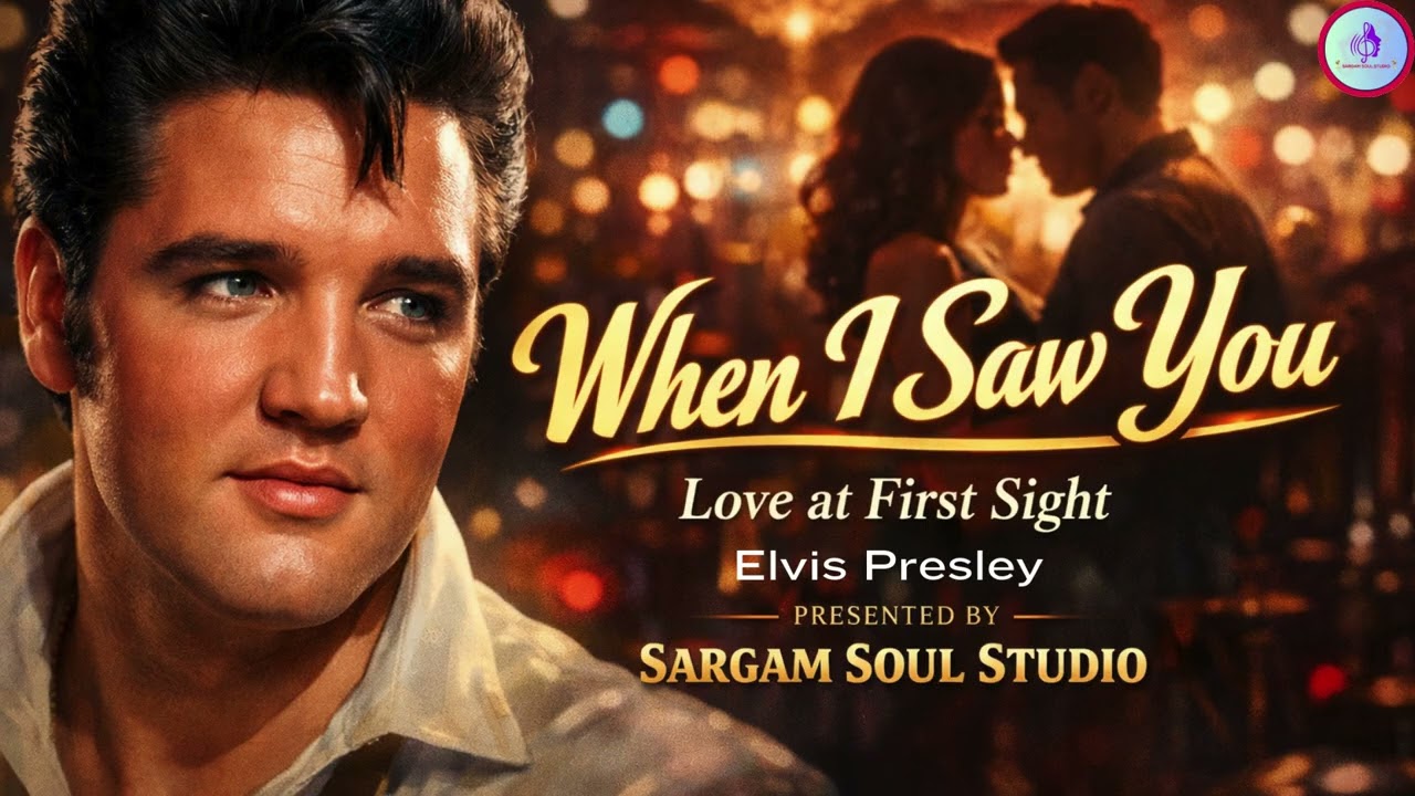 Vintage Elvis-Style Romantic Song | When I Saw You | Love at First Sight | Sargam Soul Studio