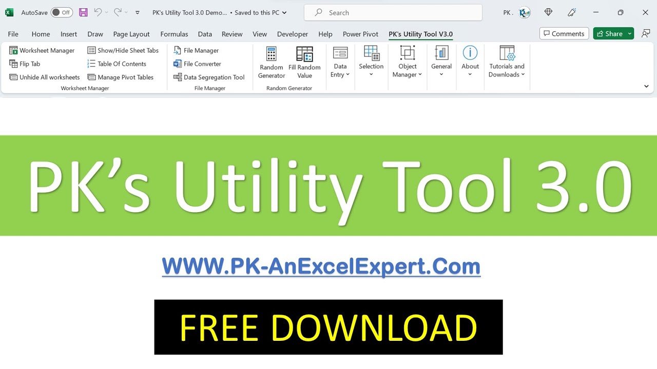 PK's Utility Tool V3.0 - Free download