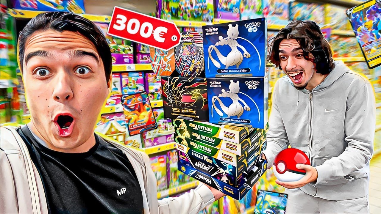 300€ POUR VIDE LES MAGASIN POKEMON !