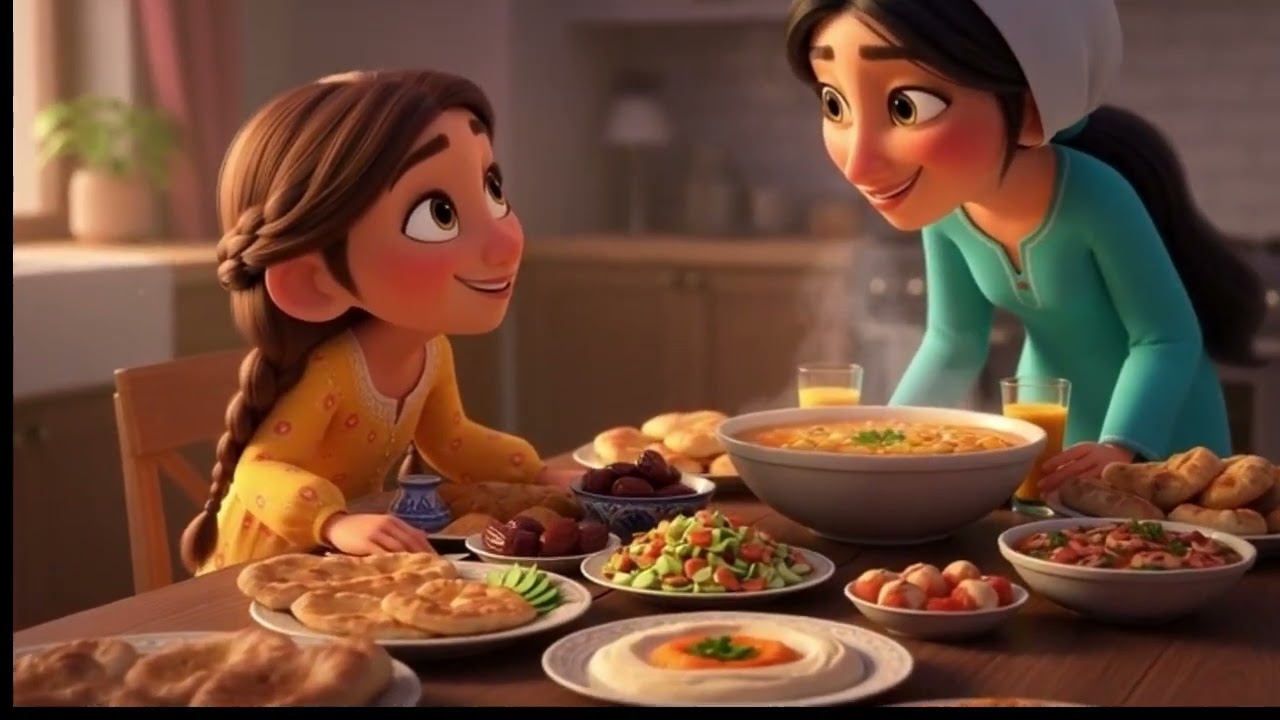 رغد و ليان يستقبلان رمضان