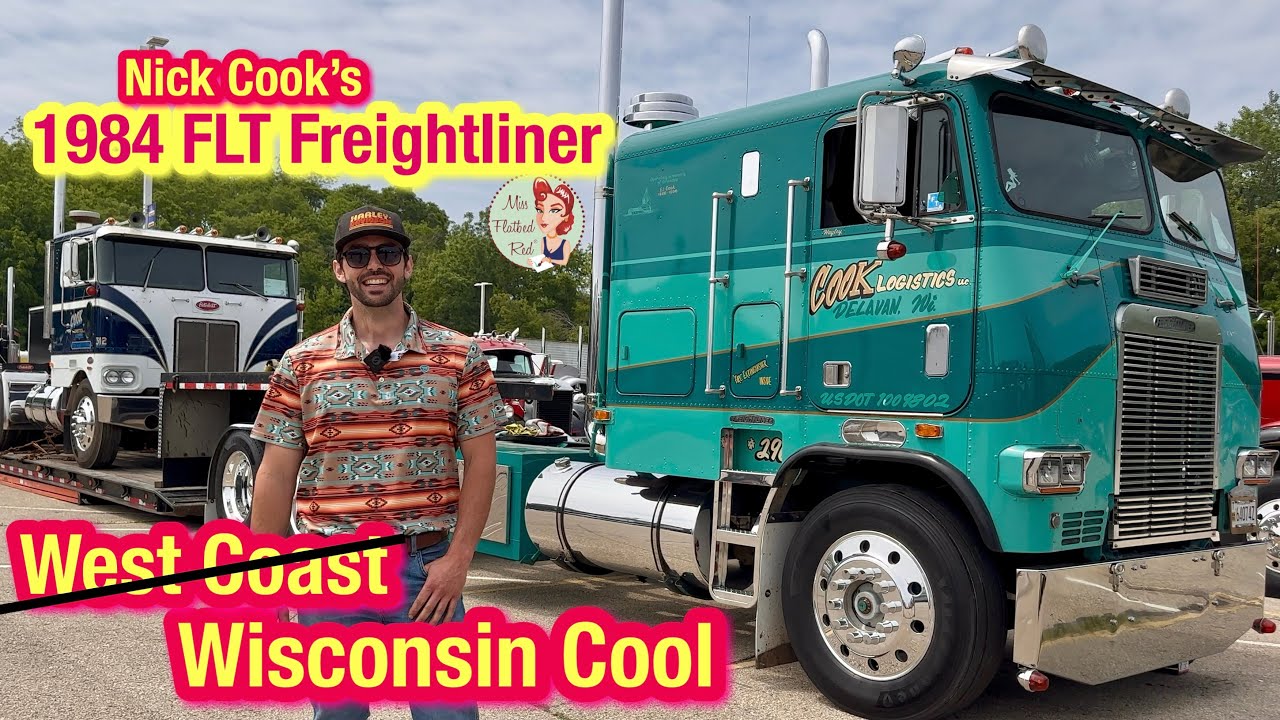 WORKING Wisconsin Cool! Nick Cook's 1984 Freightliner FLT & 352 Peterbilt Project