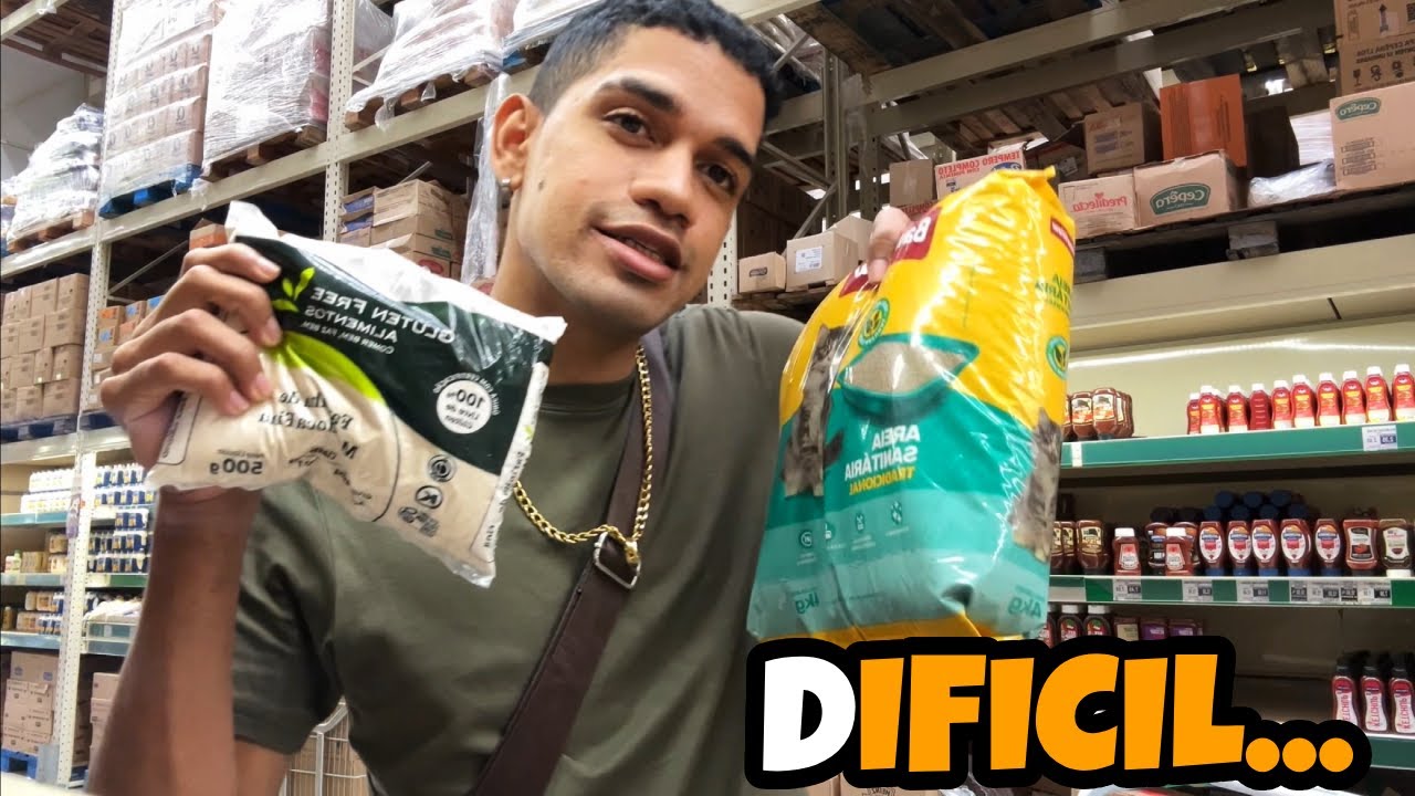 DIA DE MERCADO! Ta dificil os gatos!