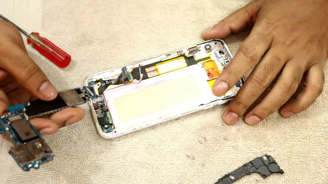 Samsung galaxy S6/S7 edge pink line fix solved Display problem II Creative Works HK
