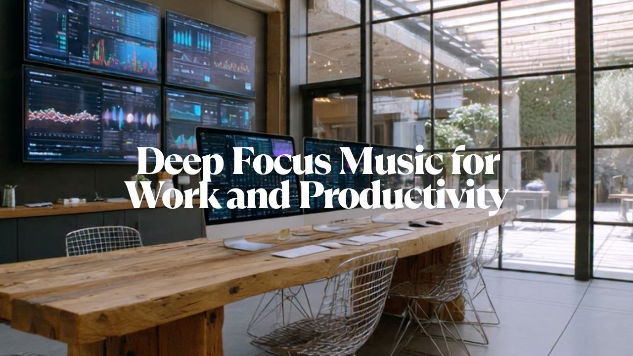 🛎️ 2H Deep Focus Music for Productivity 🏯 Chill Work Music Ambient for Concentration ‼️