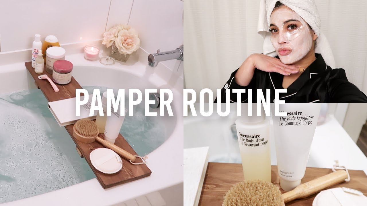 pamper routine | relaxing + satisfying self care day