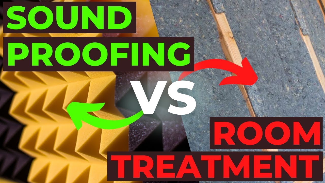 Soundproofing vs Room Treatment: What Your Studio Needs