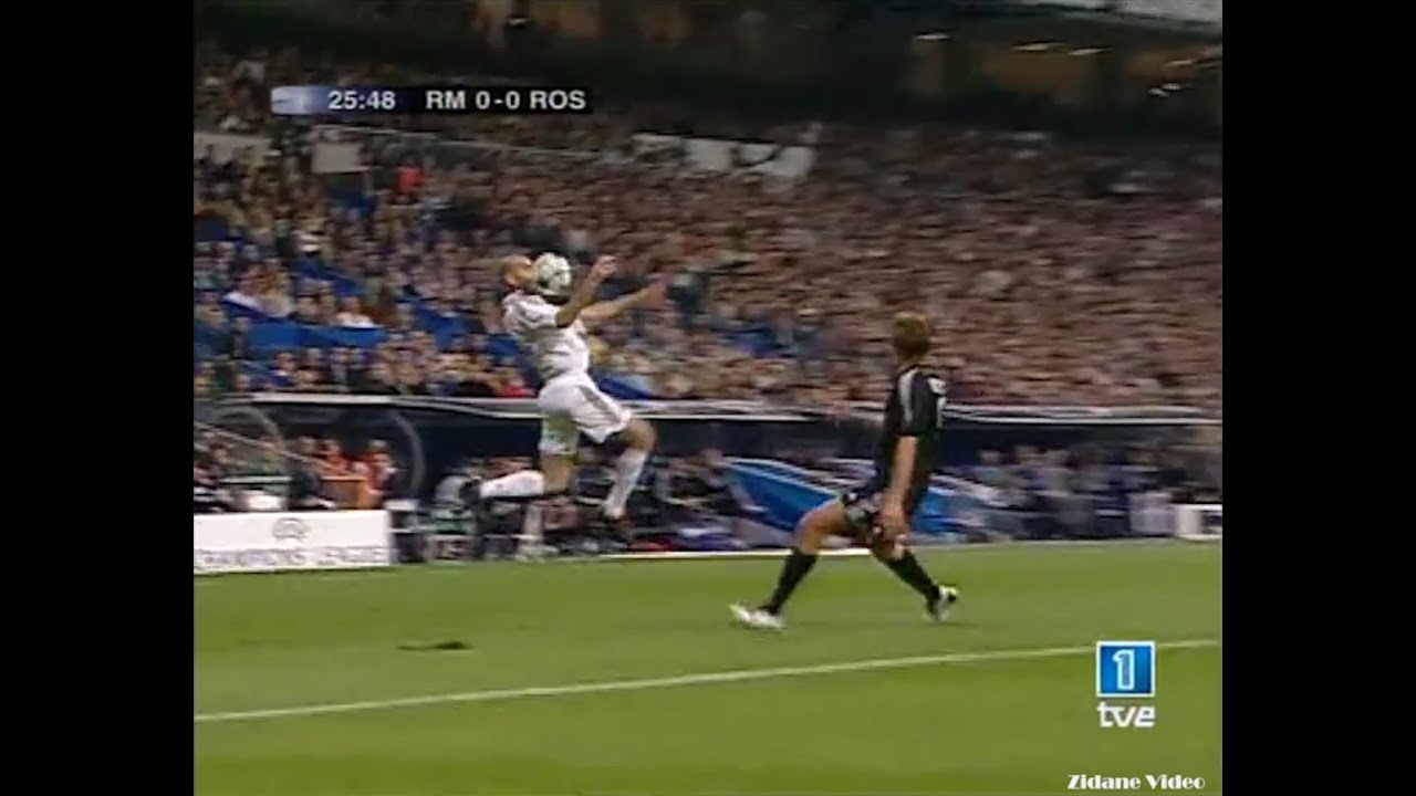 Zidane Ball Control & First Touches in 2005-06 UCL