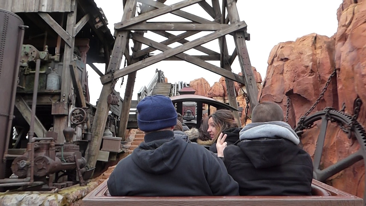 Big Thunder Mountain Full Ride.  Disneyland Paris 2017