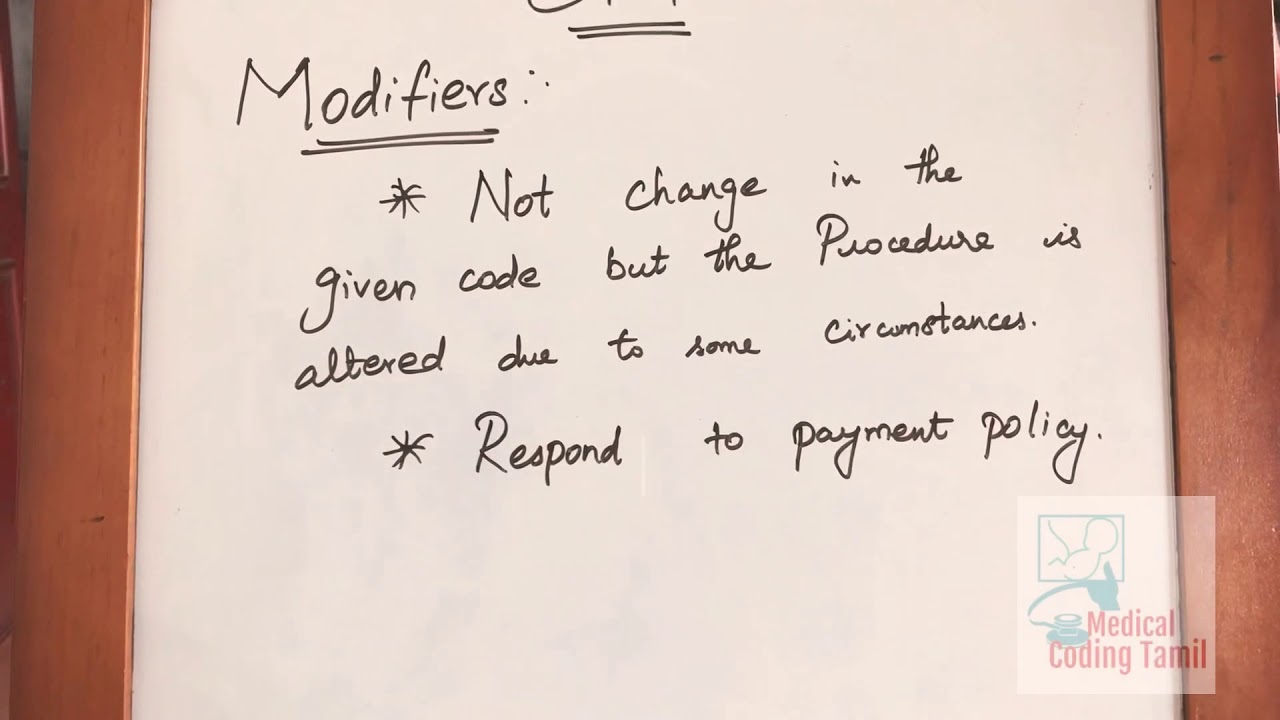 CPT - MODIFIERS PART-1.